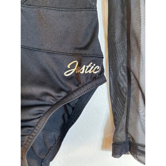 JUSTICE Girl’s Long Sleeve Dance/Gymnastic Leotard / Size: XS 5/6 - Picture 6 of 6